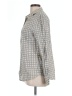 Caslon 100% Cotton Houndstooth Gray Long Sleeve Button-Down Shirt Size L - photo 5