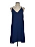 Three Eighty Two 100% Polyester Solid Blue Casual Dress Size S - photo 1