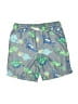 Child of Mine by Carter's 100% Polyester Gray Board Shorts Size 4T - photo 1