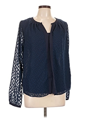 Skies Are Blue Long Sleeve Blouse (view 1)