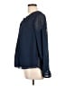 Skies Are Blue 100% Polyester Blue Long Sleeve Blouse Size L - photo 5