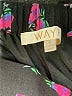 WAYF Floral Black Casual Pants Size 8 - photo 4