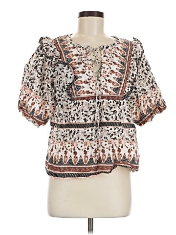 Calypso St. Barth Short Sleeve Blouse (view 1)