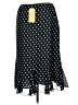Worthington 100% Polyester Polka Dots Black Formal Skirt Size 12 - photo 2