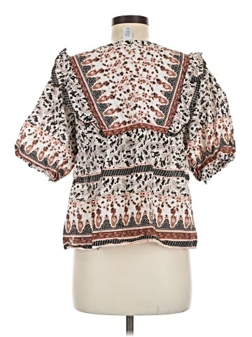 Calypso St. Barth Short Sleeve Blouse (view 2)