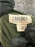 L'Agence Green Long Sleeve Henley Size Lg (3) - photo 7