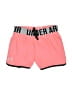 Under Armour 100% Polyester Color Block Pink Athletic Shorts Size S (kids) - photo 1