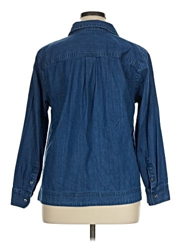 Banana Republic Factory Store 3/4 Sleeve Button-Down Shirt (view 2)