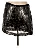Theory Metallic Silver Formal Skirt Size 6 - photo 1