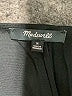 Madewell 100% Viscose Solid Black Heather Button-Front Dress Size M - photo 7