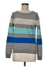 Halogen Stripes Gray Pullover Sweater Size M - photo 1