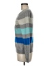 Halogen Stripes Gray Pullover Sweater Size M - photo 5