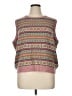Boden Fair Isle Pink Sweater Vest Size XL - photo 1