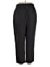 Garnet Hill Solid Black Dress Pants Size 14 - photo 2
