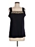 misook Chevron-herringbone Black Sleeveless Top Size M - photo 1