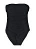 J.Crew Solid Black One Piece Swimsuit Size 2 - photo 1