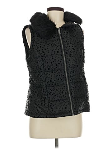 Christopher & Banks Faux Fur Vest (view 1)
