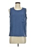 Just Be... 100% Polyester Blue Sleeveless Top Size M - photo 1