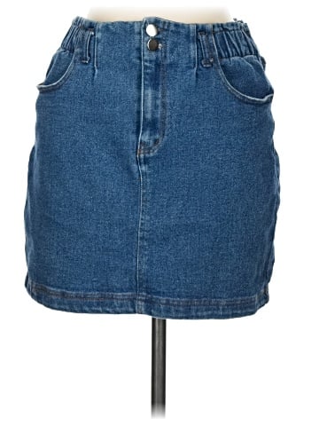 Mele E Pere Denim Skirt (view 1)