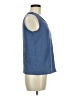 Just Be... 100% Polyester Blue Sleeveless Top Size M - photo 4