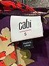 CAbi 100% Polyester Floral Black Short Sleeve Blouse Size S - photo 7