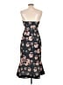 Keepsake Floral Brown Cocktail Dress Size L - photo 2