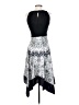 Sangria 100% Polyester Graphic Black Cocktail Dress Size 4 - photo 2
