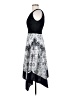 Sangria 100% Polyester Graphic Black Cocktail Dress Size 4 - photo 5