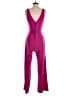 Crystal Sky Solid Purple Jumpsuit Size S - photo 2