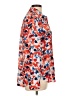 Investments 100% Polyester Print Orange Long Sleeve Blouse Size L - photo 4