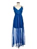 rue21 100% Polyester Blue Cocktail Dress Size M - photo 1