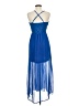 rue21 100% Polyester Blue Cocktail Dress Size M - photo 2