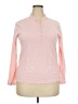 Merona Pink Long Sleeve Polo Size XXL - photo 1