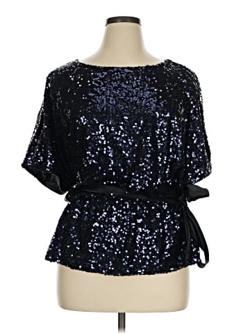 Xscape Short Sleeve Blouse (view 1)