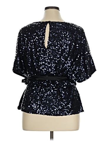 Xscape Short Sleeve Blouse (view 2)