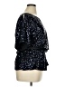 Xscape 100% Polyester Black Short Sleeve Blouse Size 16 - photo 4