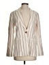 By Anthropologie Stripes Ivory Blazer Size 4 - photo 1