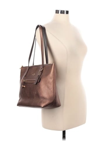 Coach Leather Tote (view 2)