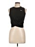 Nike 100% Polyester Black Sleeveless Top Size L - photo 1