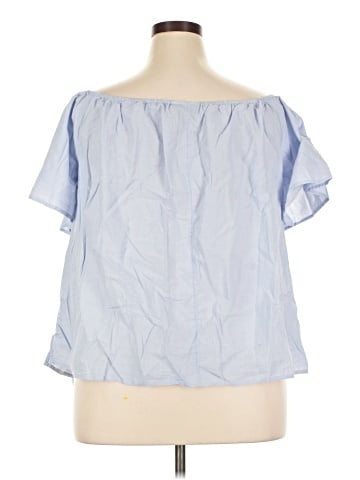 Lane Bryant Short Sleeve Blouse (view 2)