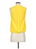 Trina Turk 100% Polyester Yellow Sleeveless Blouse Size S - photo 2
