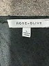Rose + Olive Black Short Sleeve Top Size L - photo 7