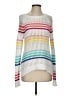 Talbots 100% Cotton Stripes White Pullover Sweater Size S - photo 1