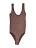 Aura Brown Bodysuit Size S - photo 1