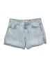 Zara Blue Denim Shorts Size 4 - photo 1