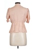 Louna 100% Polyester Pink Short Sleeve Blouse Size L - photo 2