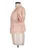 Louna 100% Polyester Pink Short Sleeve Blouse Size L - photo 5