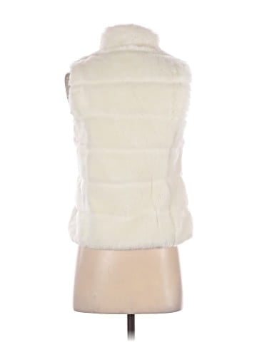 White House Black Market Faux Fur Vest (view 2)