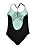 PrAna Color Block Black One Piece Swimsuit Size XL - photo 2
