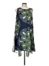 Tt Collection 100% Polyester Paisley Blue Cocktail Dress Size L - photo 1